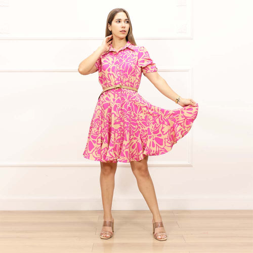 Vestido Camille Fucsia