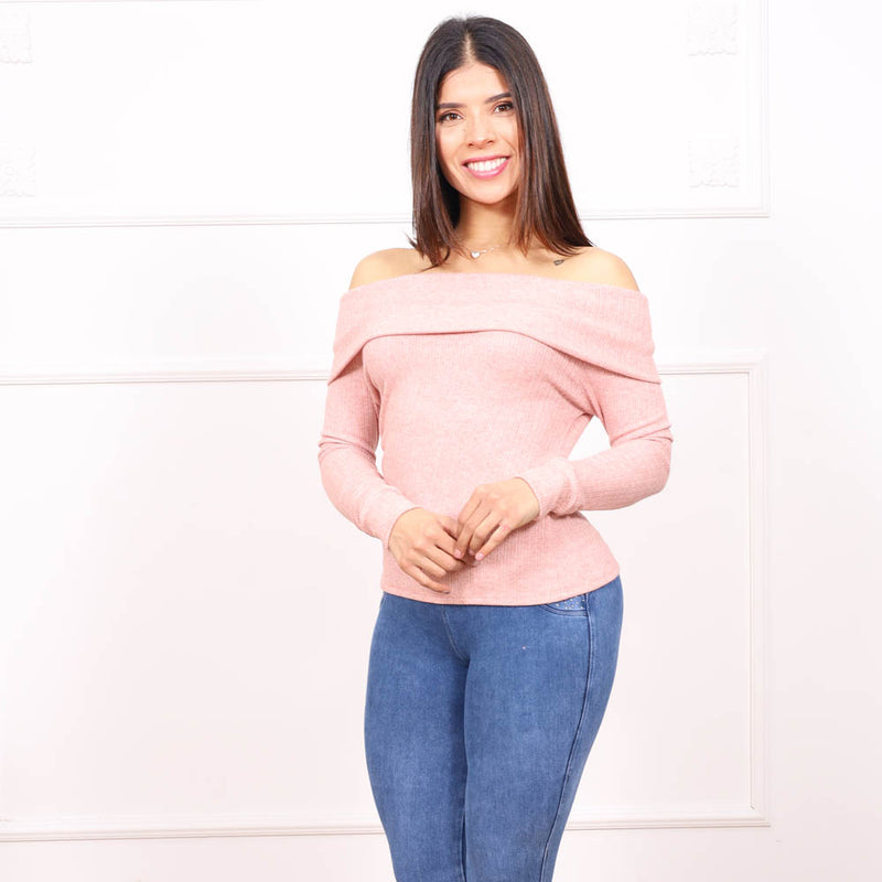Sueter rosa palo hotsell